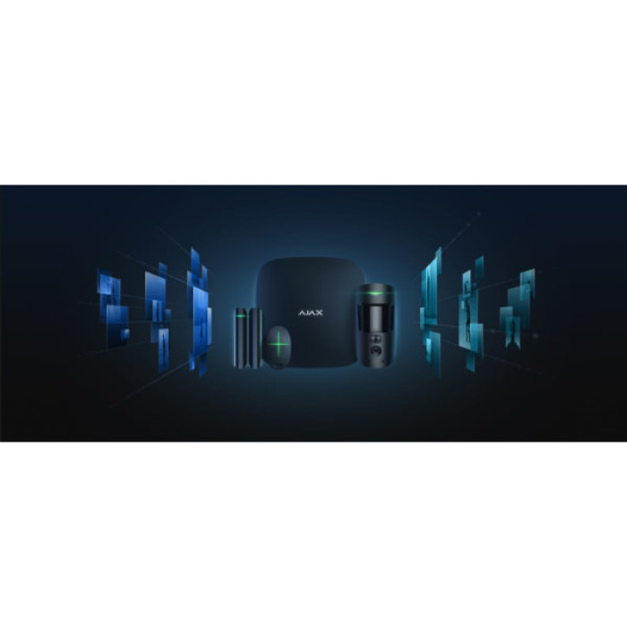 Комплект охоронної сигналізації Ajax StarterKit Cam HDR black