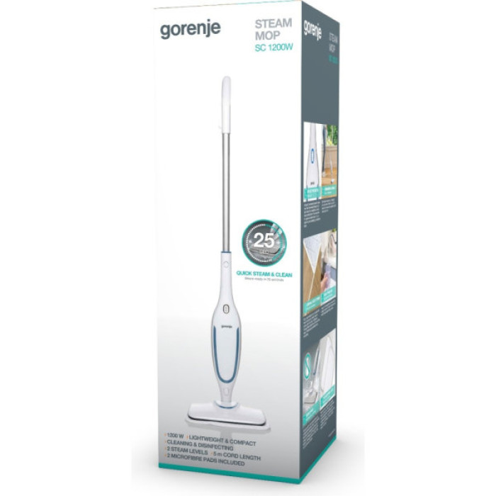 Пароочищувач Gorenje SC 1200 W (SC1200W)