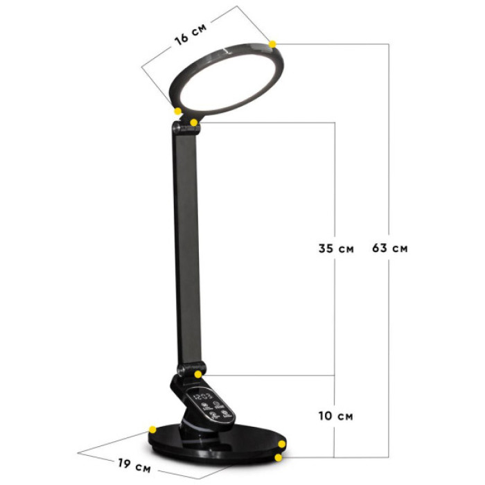 Настільна лампа Mealux DL-410 Black (BL-1235 Black)