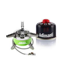 Пальник BRS Набір BRS-73 + балон різьбовий Adimanti, 230гр (BRS-73AD-G23)