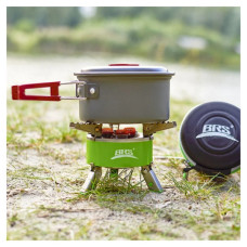 Пальник BRS Набір BRS-73 + балон різьбовий Adimanti, 230гр (BRS-73AD-G23)