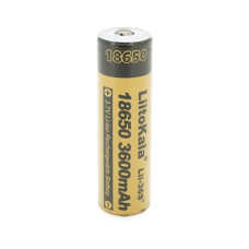Акумулятор 18650 3600mah (3300-3600mah), 3.7V(2.75-4.2V), Yellow Liitokala (Lii-36S-JT)