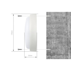 Світильник Delux WC-1 17 Вт 5000K IP54 (90021162)