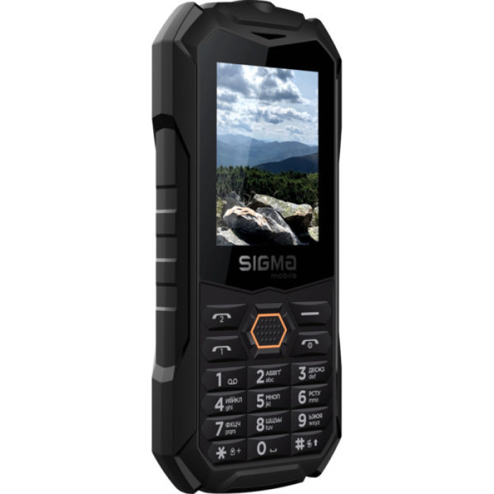 Мобільний телефон Sigma X-treme PV68 Black Orange (4827798738221)
