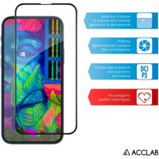 Скло захисне ACCLAB Full Glue ESD Apple Iphone 13/13 Pro Black (1283126542527)