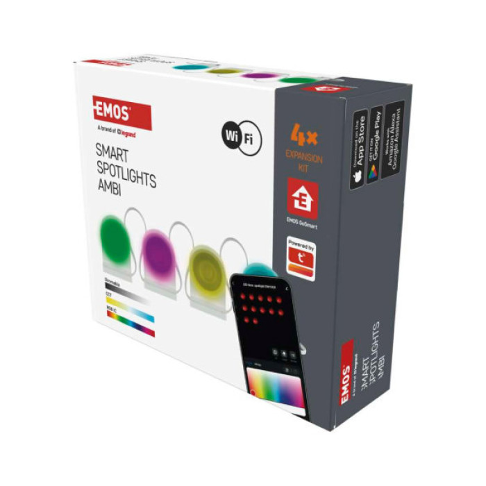 Світильник EMOS ZIW154R 4шт. 85см, 7 Вт, RGBIC+CCT, WIFI (ZIW154R)