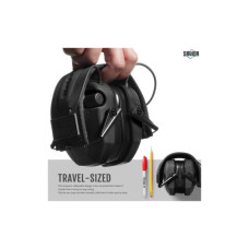 Навушники для стрільби Savior Apollo Black (EM-APPOLO-BLACK)