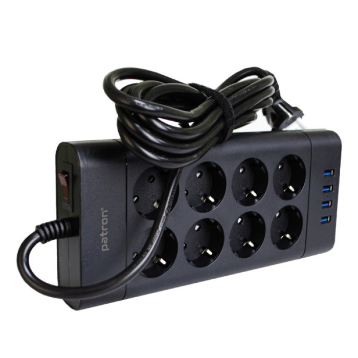 Мережевий фільтр живлення Patron SP-1683-USB (EXT-PN-SP-1683-USB)