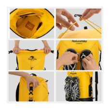 Рюкзак туристичний Naturehike водонепроникний NH21FSB04, 20л, бежевий (6927595788202)