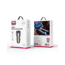 Зарядний пристрій XO 2xUSB QC3.0 36W black (СC52-BK)