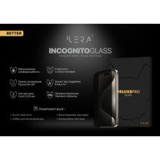 Скло захисне iLera DeLuxe Incognito iPhone 16 Pro Max (ILINDL16PRMX)