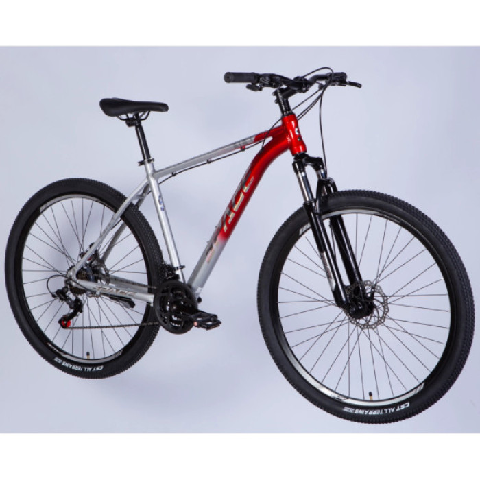 Велосипед Space 29" PHAETON DD FR рама-18" AL 2026 сріблясто-червоний (OPS-SP-29-181)