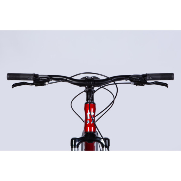 Велосипед Space 29" PHAETON DD FR рама-18" AL 2026 сріблясто-червоний (OPS-SP-29-181)