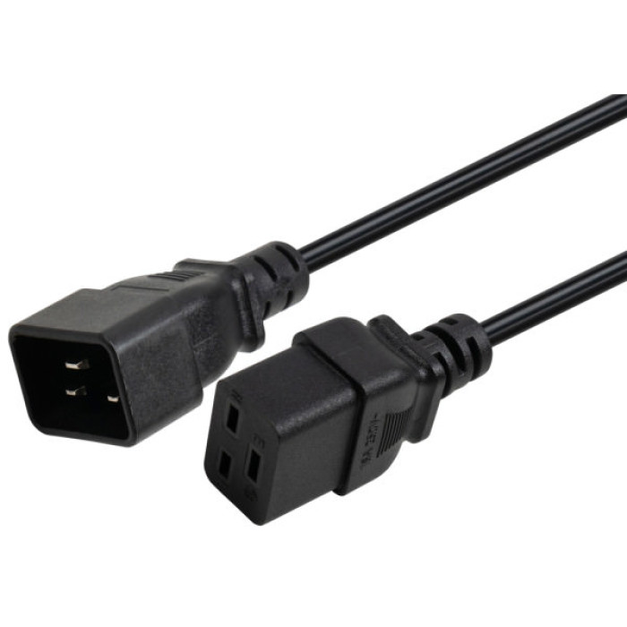 Кабель живлення C19 to C20 1.8m 1.5mm2 copper Vinga (VYPCC19201815CU)