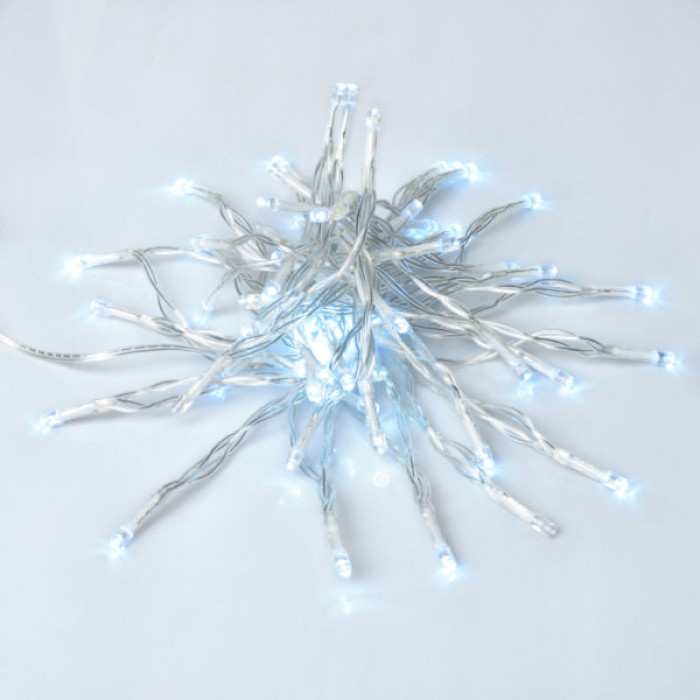 Гірлянда YES! Fun Нитка 70 LED Холодно-біла 4.9 м Мерехтіння USB (975063)