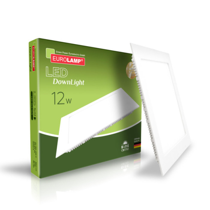 Світильник Eurolamp Downlight 12W 4000K (LED-DLS-12/4)