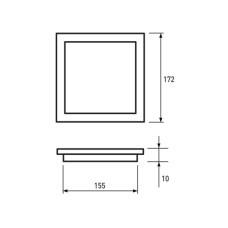 Світильник Eurolamp Downlight 12W 4000K (LED-DLS-12/4)