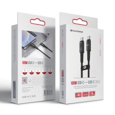 Дата кабель USB-C to USB-C 1.2m Magnetic 100W black Armorstandart (ARM75868)