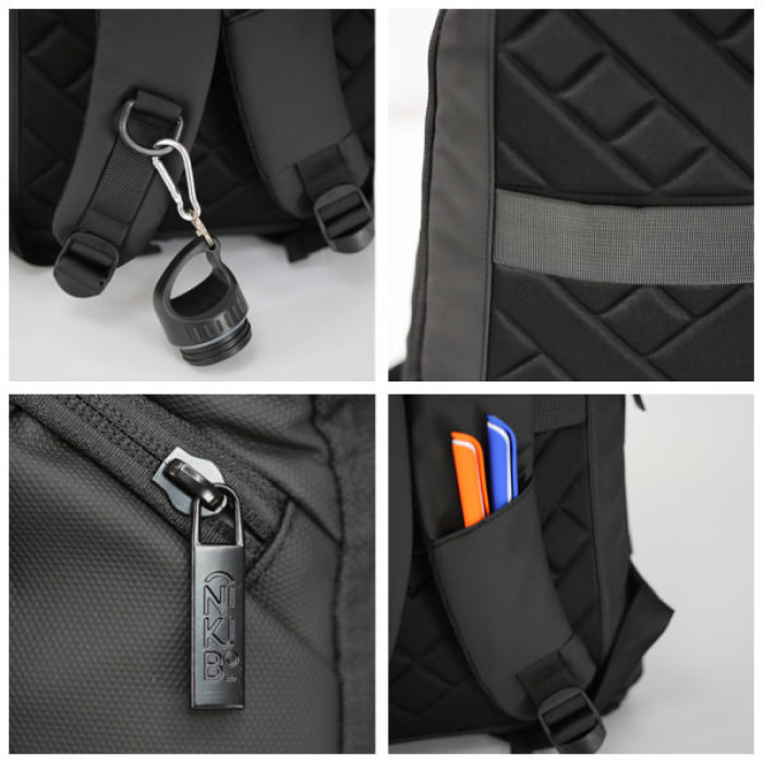 Рюкзак туристичний NikiBo Trail 12л чорний (30011505-01)