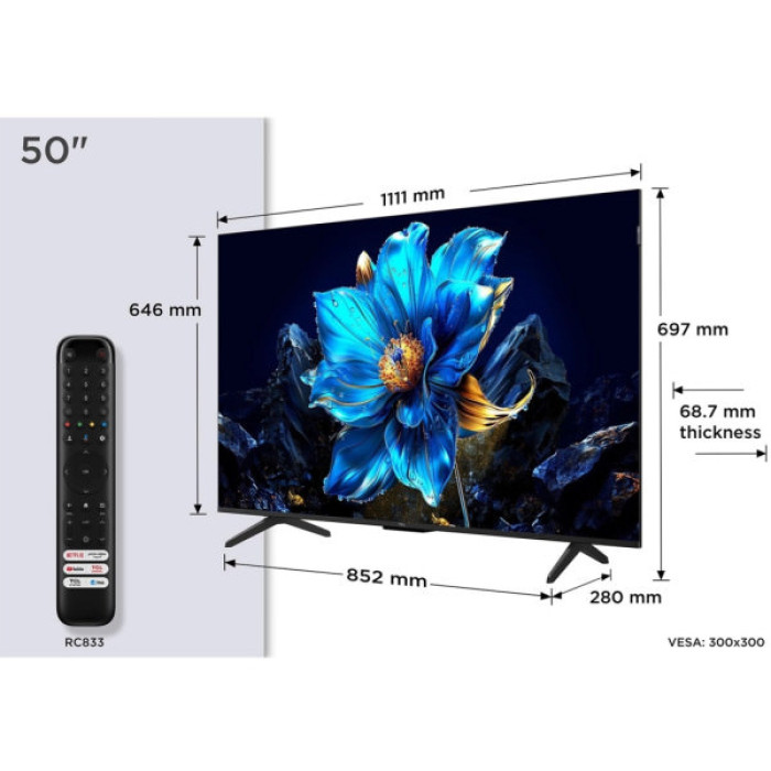 Телевізор TCL 50P7K