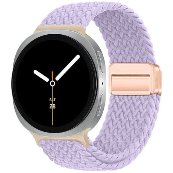 Ремінець до смарт-годинника Armorstandart Braided Solo Loop для Samsung Watch 8 / 8 Classic (20x113 mm) Lilac (ARM87355)