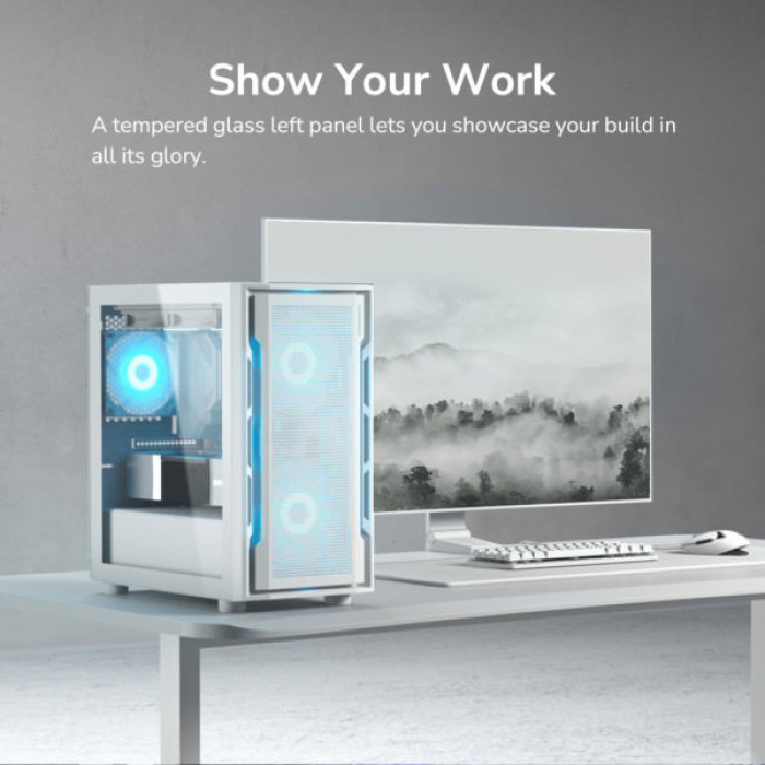 Корпус Cougar UNIFACE MINI RGB White