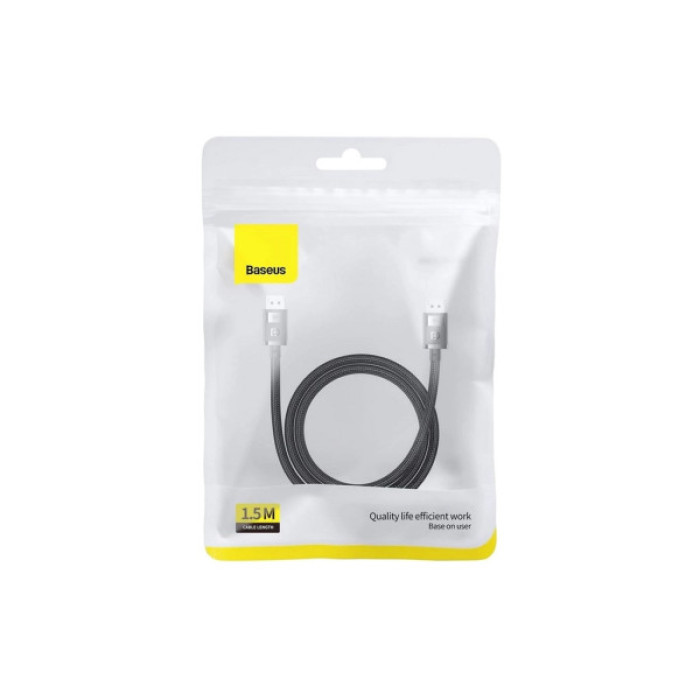 Кабель мультимедійний DisplayPort M to DisplayPort M 1.5m 8K Baseus (B00633706111-01)