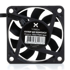 Кулер до корпусу Vinga 6015 PWM 4pin ОЕМ