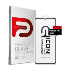 Скло захисне Armorstandart Icon Xiaomi Poco M7 5G Black (ARM85173)