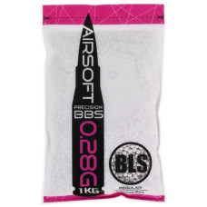 Страйкбольні кульки BLS Precision White 6 мм 0,28 г 1 кг (1928.00.06)