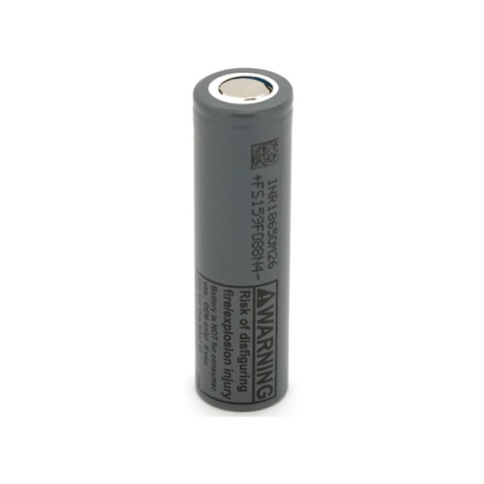 Акумулятор 18650 2500mAh, 10A, 4.2/3.6/2.5V, Grey LG (INR18650M26)