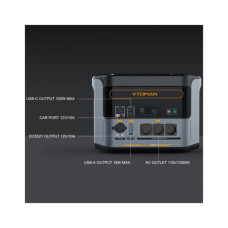 Зарядна станція Vtoman FlashSpeed 1500 PB-58 1500W 1548Wh (FlashSpeed 1500)
