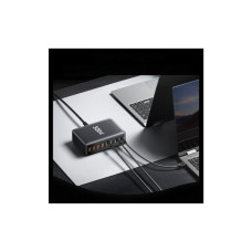 Зарядний пристрій Essager 4xUSB-C + 4xUSB 320W GaN (EZC320W-QJB0G-Z)