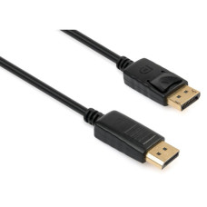 Кабель мультимедійний DisplayPort M to DisplayPort M 1.8m Vinga (VCPDP1.8BK)