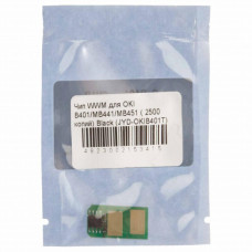 Чип для картриджа OKI B401/MB441/MB451 2.5К Black WWM (JYD-OKIB401T)