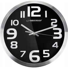 Настінний годинник Esperanza Wall Clock Zurich Black 25 см (EHC013K)