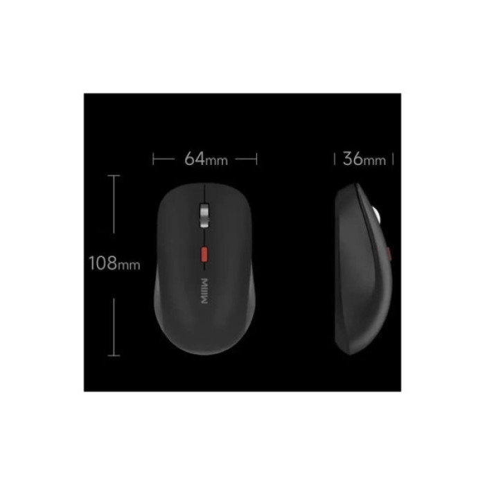 Мишка Xiaomi MiiiW Wireless/Bluetooth Black (MW23M22 Black)