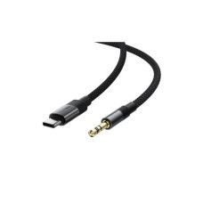 Кабель мультимедійний USB-C to 3.5mm M 0.15m black Acefast (6974316285274)