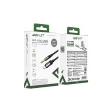 Кабель мультимедійний USB-C to 3.5mm M 0.15m black Acefast (6974316285274)