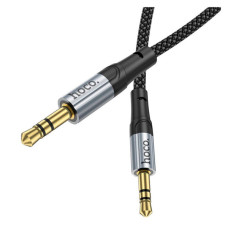 Кабель мультимедійний 3.5mm M to 3.5mm M 1.0m Black HOCO (6942007608800)