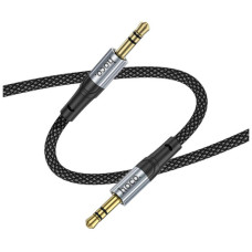 Кабель мультимедійний 3.5mm M to 3.5mm M 1.0m Black HOCO (6942007608800)