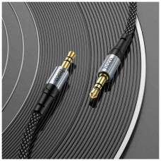 Кабель мультимедійний 3.5mm M to 3.5mm M 1.0m Black HOCO (6942007608800)