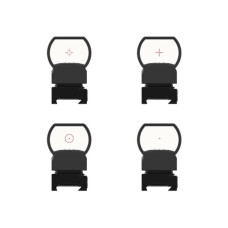 Коліматорний приціл Vector Optics VICTOPTICS Z3 1X22X33 4 види червоної і зеленої сітки (RDSL03)