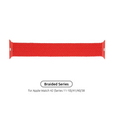 Ремінець до смарт-годинника Armorstandart Braided Solo Loop для Apple Watch 42 (Series 11-10)/41/40/38 Red Size 2 (120 mm) (ARM58069)