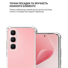 Чохол до мобільного телефона BeCover Anti-Shock Infinix Hot 60 Pro Plus (X6886) Clear (714698)