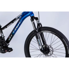 Велосипед Space 24" PHAETON DD FR рама-11" AL 2026 чорно-синій (OPS-SP-24-071)
