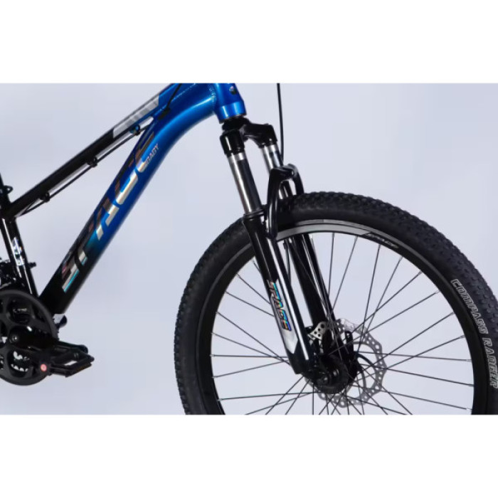 Велосипед Space 24" PHAETON DD FR рама-11" AL 2026 чорно-синій (OPS-SP-24-071)
