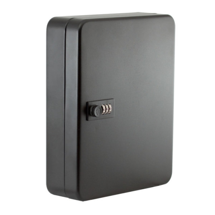 Бокс для ключів Buromax на 36 секції, з брелоками, з кодовим замком, сталевий, чорний (BM.0411)