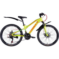 Велосипед Formula 24" BLACKWOOD 1.0 DD рама-12,5" AL 2025 зелено-червоний (OPS-FR-24-424)