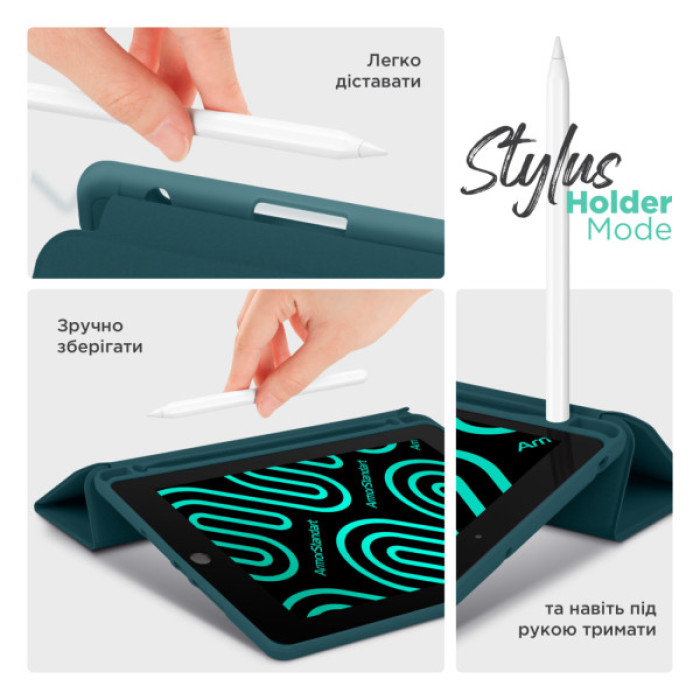 Чохол до планшета Armorstandart Smart Fold Pen Samsung Galaxy Tab S11 Pine Green (ARM88427)